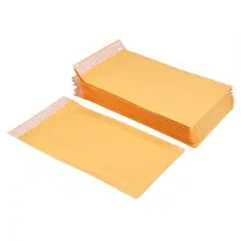 20 шт крафт самозапечатывающийся Конверты с пузырьковой пленкой Конверты Сумки офисные и школьные принадлежности бумажные продукты