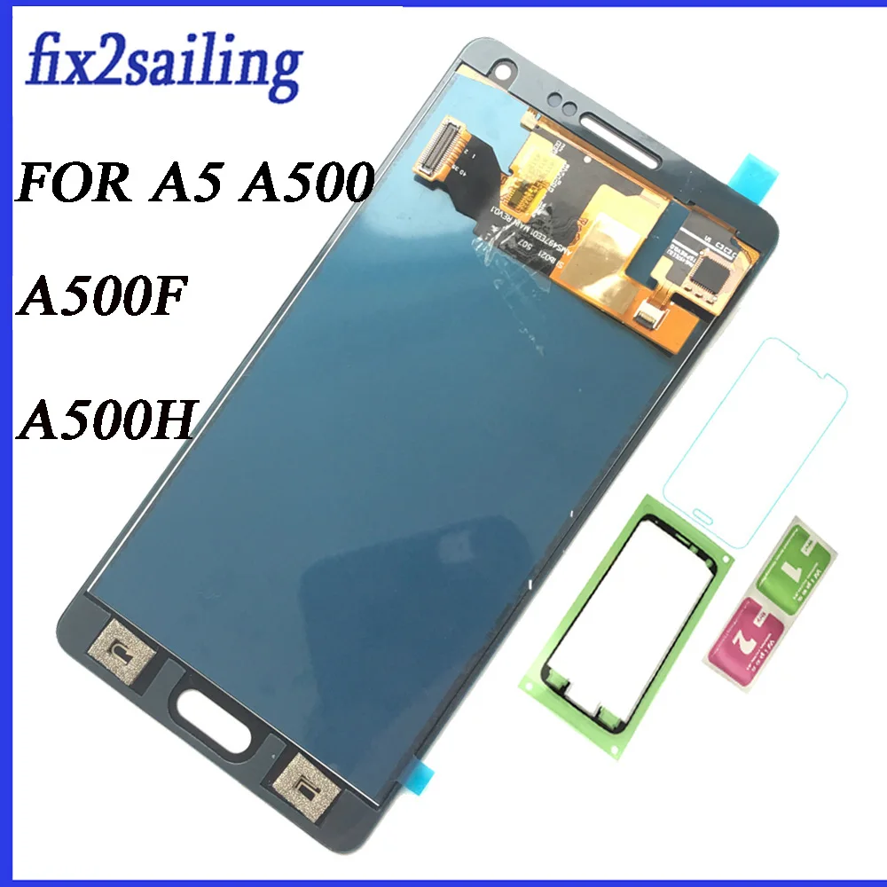 

Super LCD Display For Samsung Galaxy A5 2015 A500 A500F A500FU A500H LCD Screen Replacement Digitizer Assembly Tested with gift