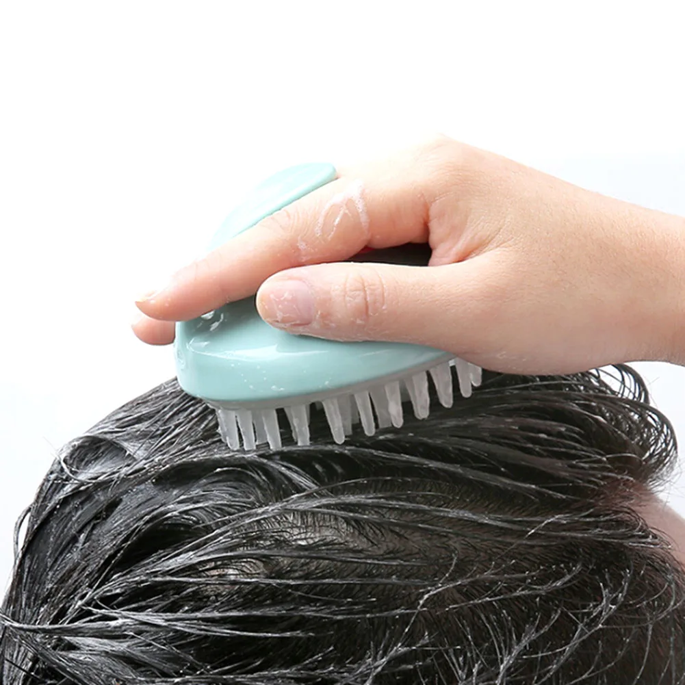 1pc New Soft Shampoo Hair Care Wash Skin Scalp Head Comb Massager Brush