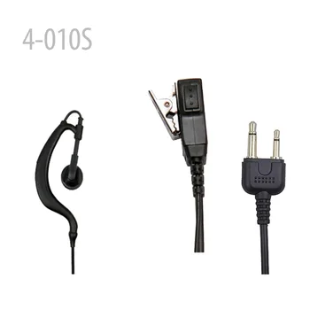 

4-010S D ring Ear Loop Earpiece with PTT (S Plug)