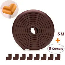 5 M+8pcs Corners Child Protection Corner Protector Baby Safety Guards Edge & Corner Guards Angle Form Free Tape Dropshipping 5 M+8pcs Corners Child Protection Corner Protector Baby Safety Guards Edge & Corner Guards Angle Form Free Tape Dropshipping