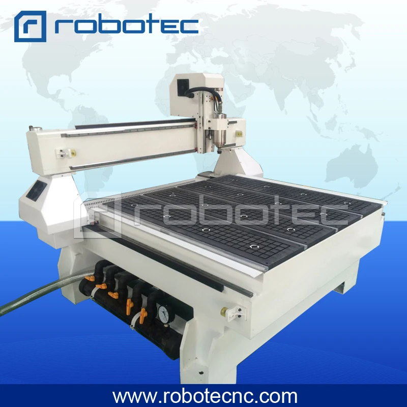 1325 CNC станок для резьбы по дереву для устройств для водоструйной резки/фрезерный станок для дерева с ЧПУ, 3KW Водяное охлаждение шпинделя с Т-образными пазами Рабочий стол