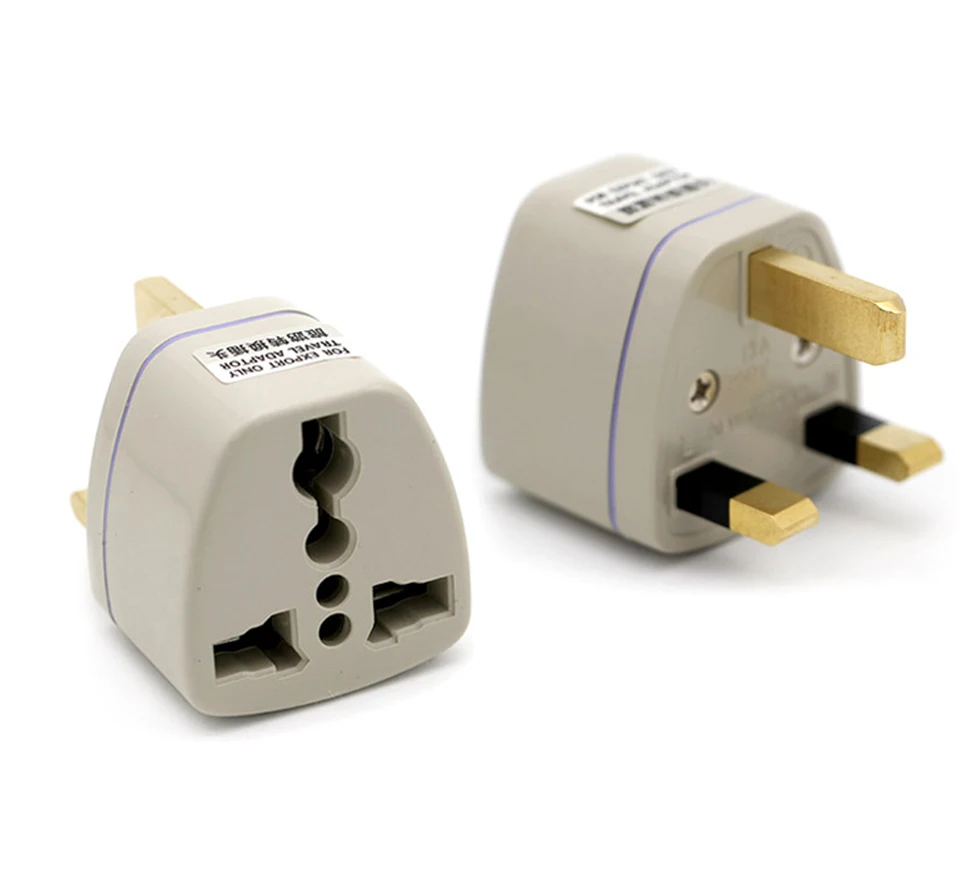 Multifunctional EU US AU to UK Plugs adapter Power Converter Plugs 2 Pin Socket EU to England Travel Charger Adapter Converter (11)
