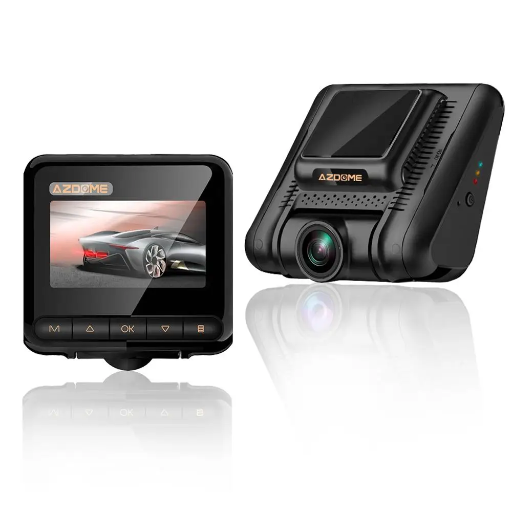 

AZDOME M02 Car Dash Cam 1080P Full HD Car Camera DVR Mini Dashboard Camera Driving Recorder 2.45”IPS Screen Night Vision