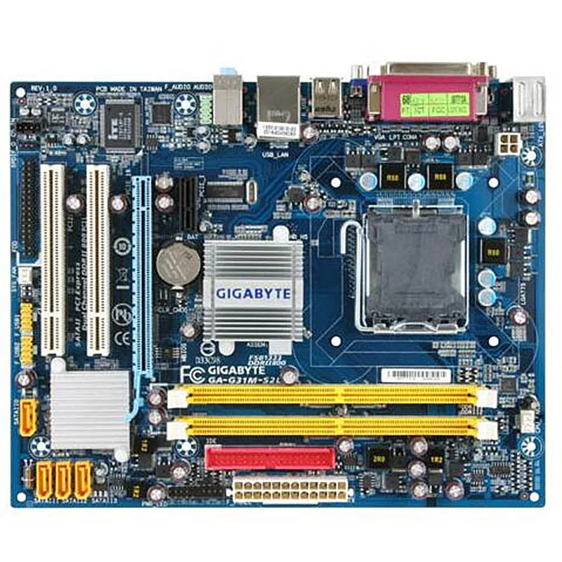 Б/у материнская плата для Gigabyte G31 LGA 775 DDR2 настольные платы | Компьютеры и офис