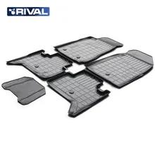 Для Chevrolet Trailblazer 2012- Коврики в салон 5 шт./компл. полиуретан Rival 11008001