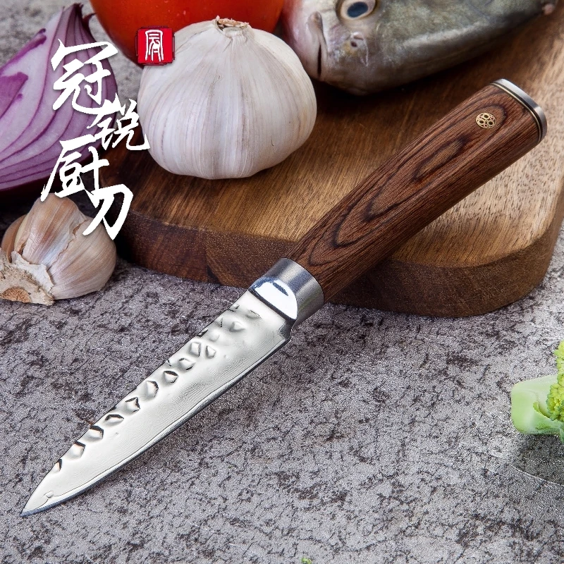 Набор кухонных ножей 3 шт. ножи шеф повара Santoku для очистки овощей vg10 дамасский