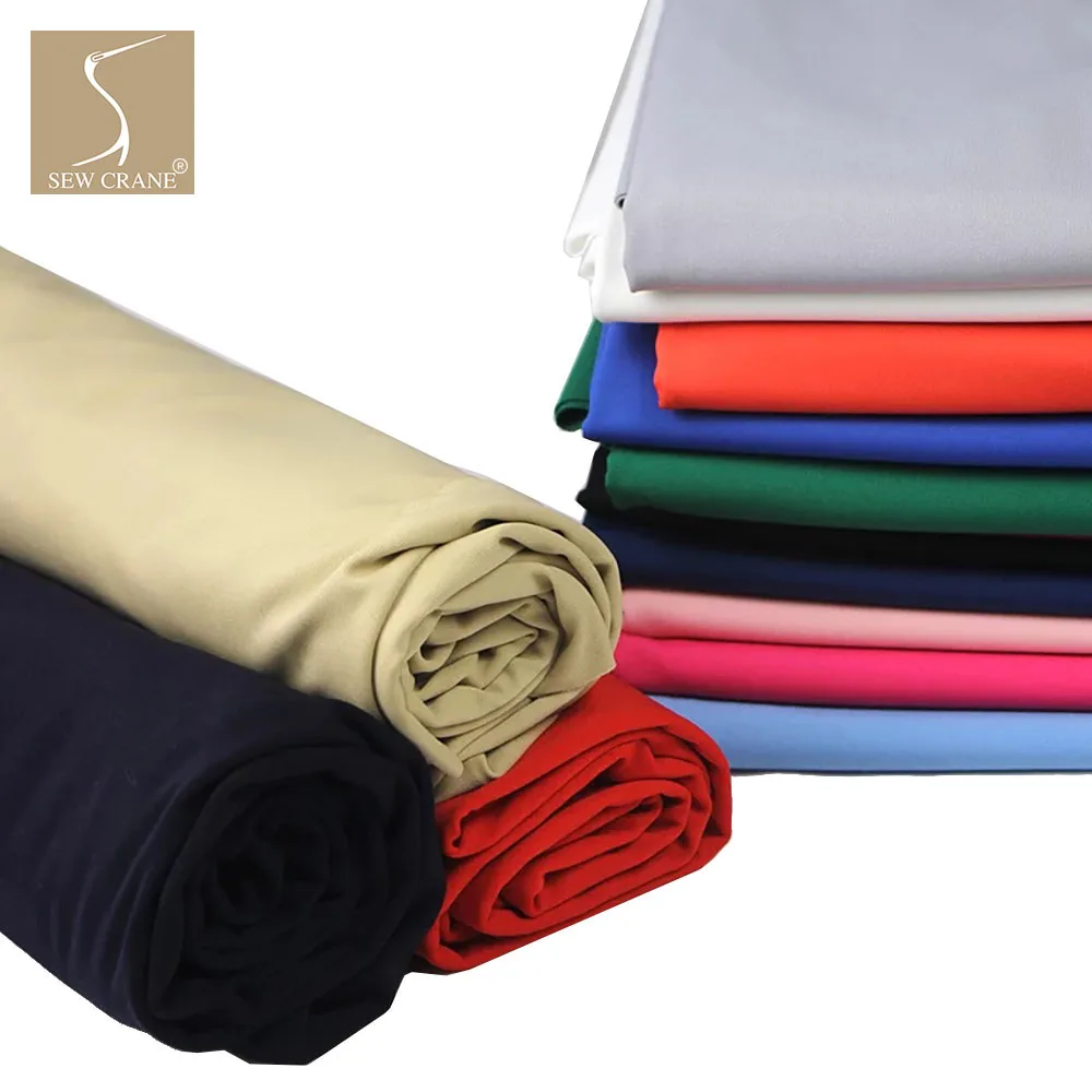 

155cm Wide Apparel Fashion Venetian Fabric Knit Stretch Jersey Fabric For Skirts Pants Dress Material By The Meter