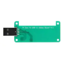 Raspberry Pi Zero W Zero USB-A плата Addon USB разъем V1.1 RPi0 к U адаптер BadUSB