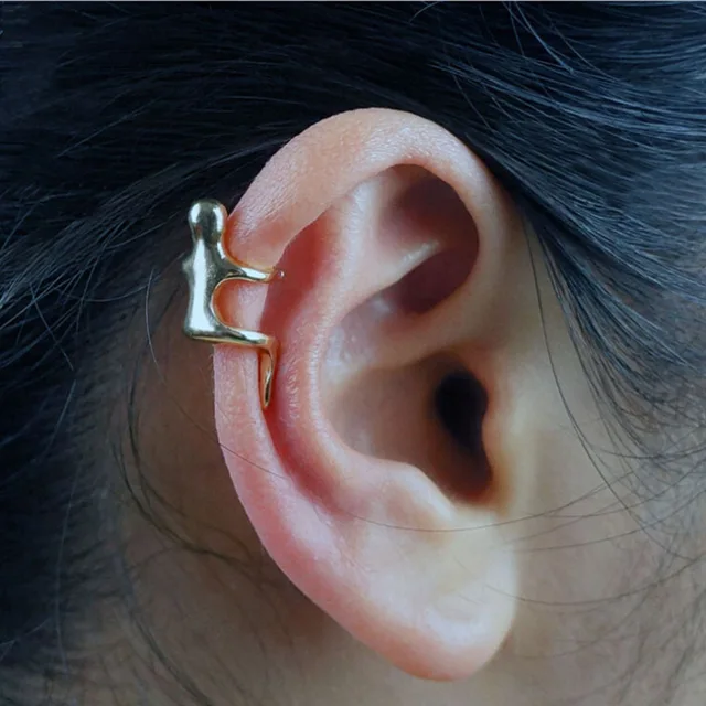 1pc Simple Ear Climber Earrings Climbing Version Vintage Earing 1pc Simple Ear Climber Earrings Climbing Version Vintage Earing For Women Men Bone Folder No