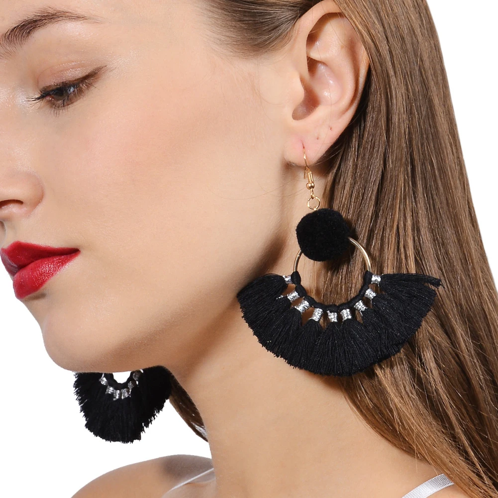 statement boho earrings