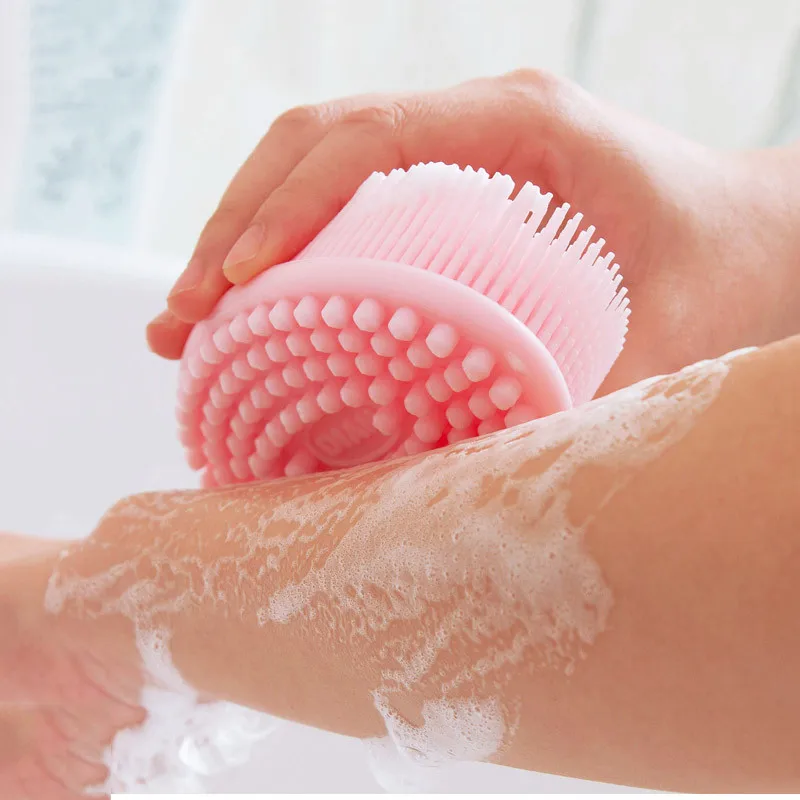 Bathing Silicone Shower Massage Brush Head Massage Shampoo Brush