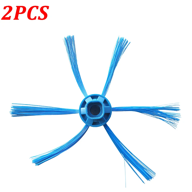 2Pcs 6 Armed Blue Side Brushes Replacement For Philips FC8796 FC8794