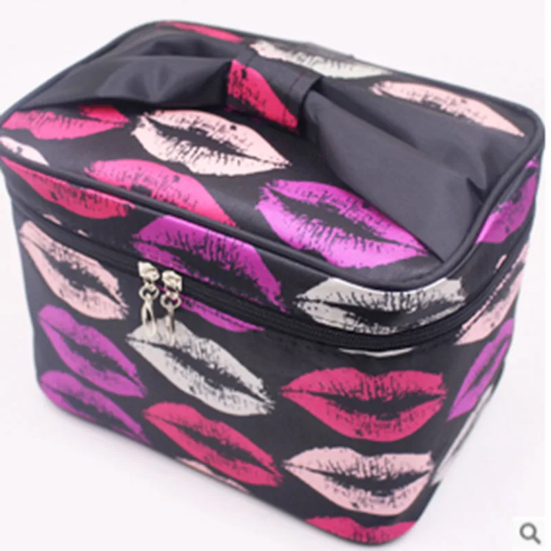 D Cosmetic bag Новая модная многофункциональная косметичка Большая вместительная сумка для хранения Женская дорожная косметичка - Цвет: D Cosmetic bag