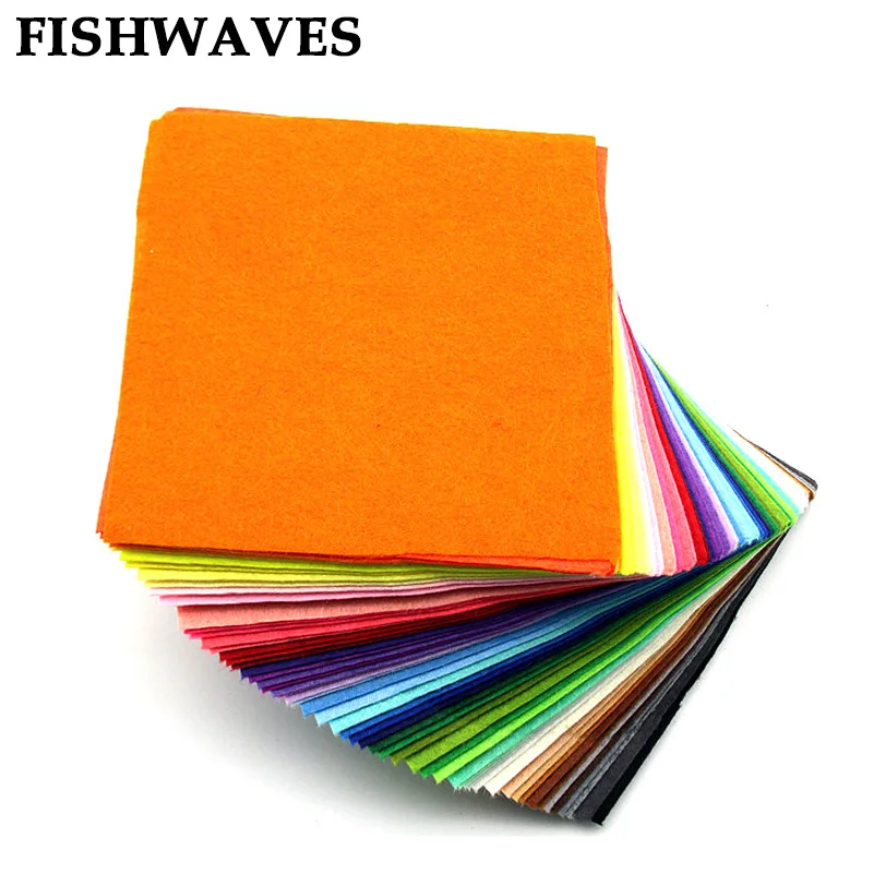 FISHWAVES 15*15 см 60 шт., высокое качество, сделай сам, войлок, рукоделие, шитье, полиэстер, войлок, ткань для рукоделия, ручная работа, ювелирные изделия, Новинка