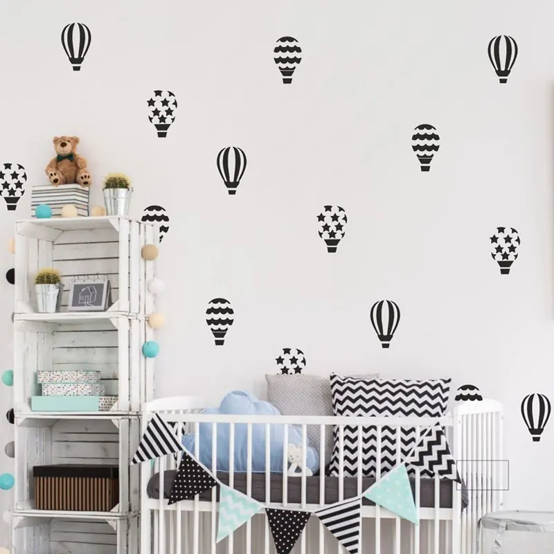 30 шт./компл. воздушные шары наклейки на стену детская комната стены виниловый художественный Декор украшение дома N817