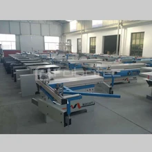 Лучшие продажи деревообрабатывающий 45 градусов точный раздвижной стол панельная пила