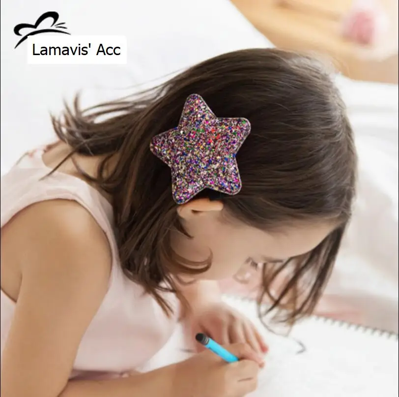 

Korean Girls Headdress Lovely Children Large Star Hair Clip Hair Accessories