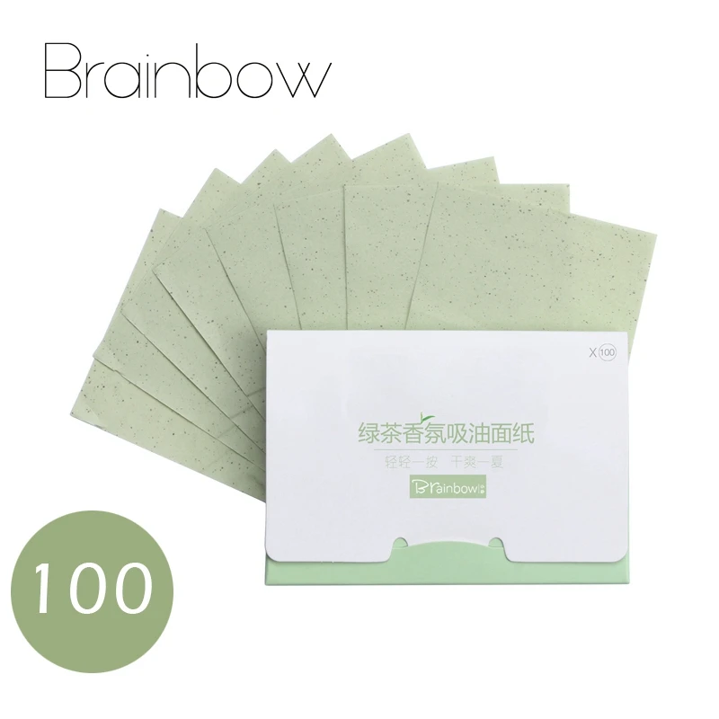 Флюоресцентные салфетки Brainbow 100 для жирной кожи лица| |
