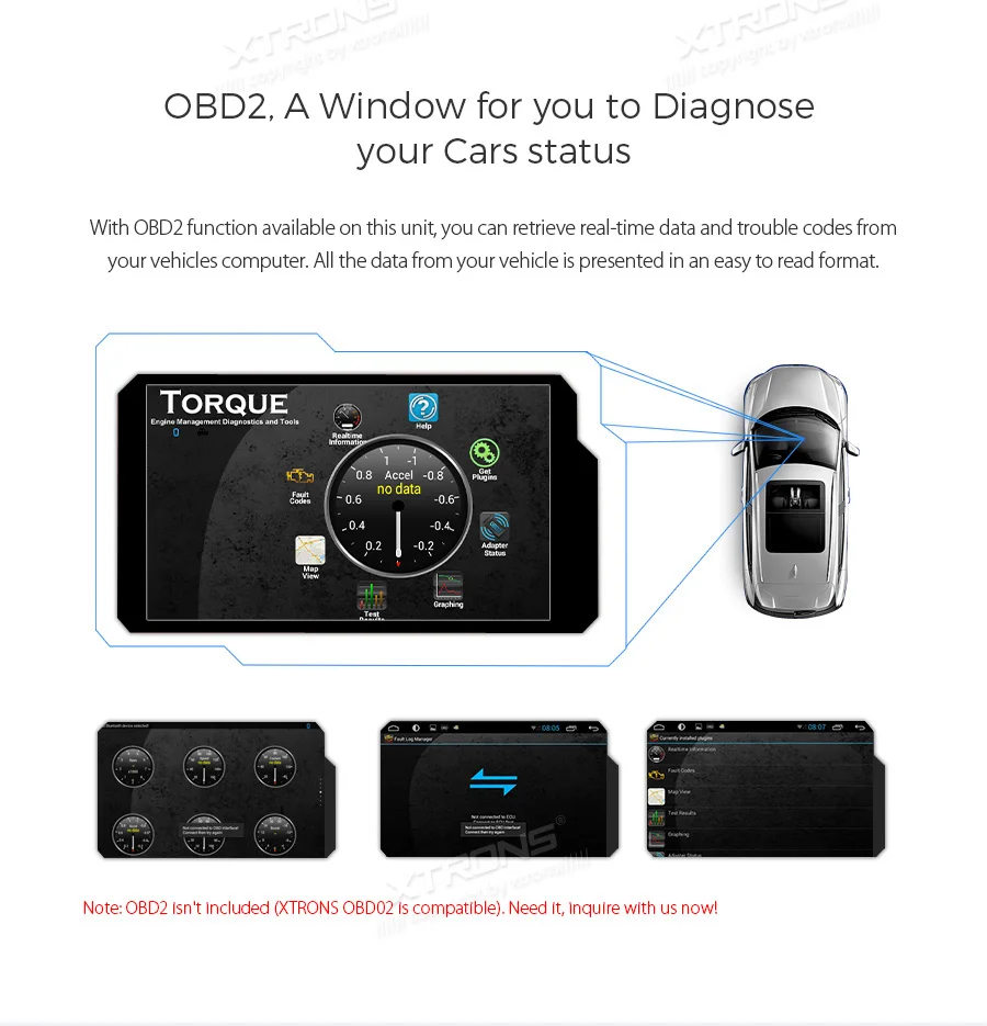 Flash Deal XTRONS 7" Android 8.1 Quad Core 16GB ROM Car Multimedia DVD Player for Mazda CX-7 2007-2012 RCA GPS Navigation OBD DAB USB WIFI 16