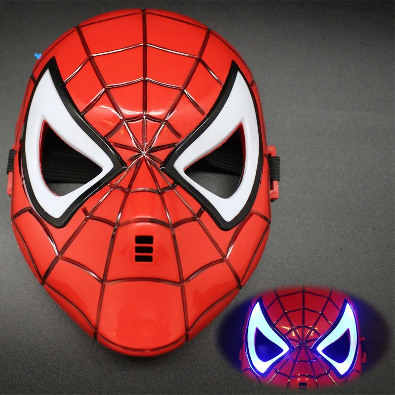 

LED Glowing Super Hero Mask Spiderman Mask Party Cosplay Halloween Mask Cosplay Accessory Gifts
