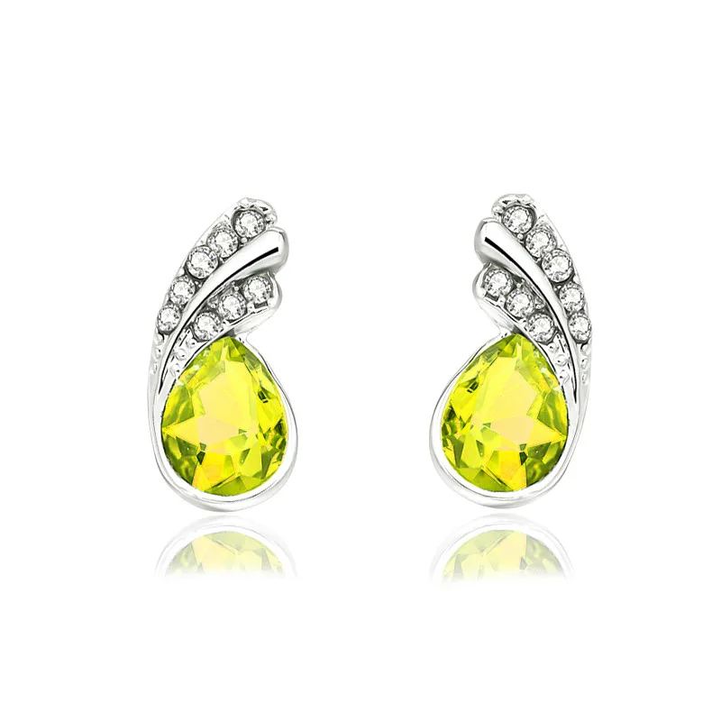 Женские серьги гвоздики с австрийским кристаллом|fashion stud earrings|stud earringsstud earrings