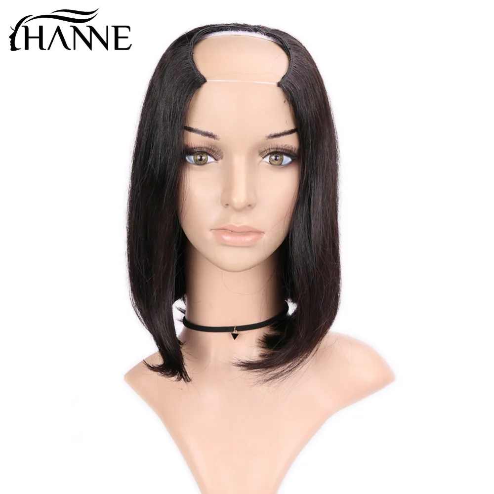 Jual Hanne Rambut Pendek Lurus U Bagian Rambut Manusia Wig untuk Wanita Brazilian Rambut Manusia U Bagian Wig Gratis Pengiriman Murah Hanne Rambut Pendek Lurus U Bagian Rambut Manusia Wig untuk Wanita Brazilian Rambut Manusia U Bagian Wig Gratis Pengiriman