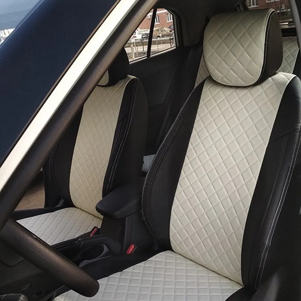 Для hyundai Solaris SEDAN 2011- специальные чехлы для сидений полный комплект автопилот из эко-кожи ROMB