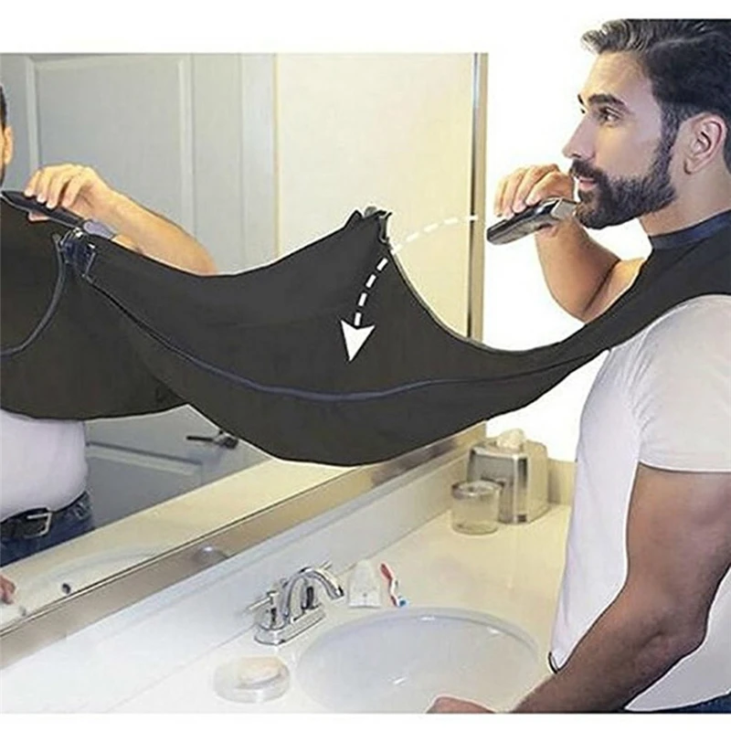 New Men S Care Scarf Black High Quality Men Haircut Shaving Cloak