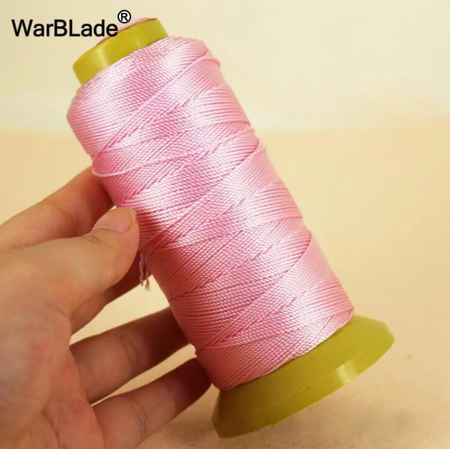 0,2/0,4/0,6/0,8/1 мм из полиамида нейлоновый шнур ювелирных изделий DIY Швейные нитки шнур для веревки Шелк бисером гирлянды для изготовление браслета ожерелья - Цвет: Pink