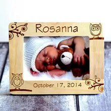 Personalize Newborn Baby Picture Frame, Gift for new Parents, Godparents gift, Birth Announcement baby shower Mother's Day Frame