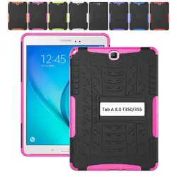 Для Samsung Galaxy Tab 8.0 T350/355 Tough Impact Case Heavy Duty Броня Hybrid антидетонаторы Кремния твердый Переплет