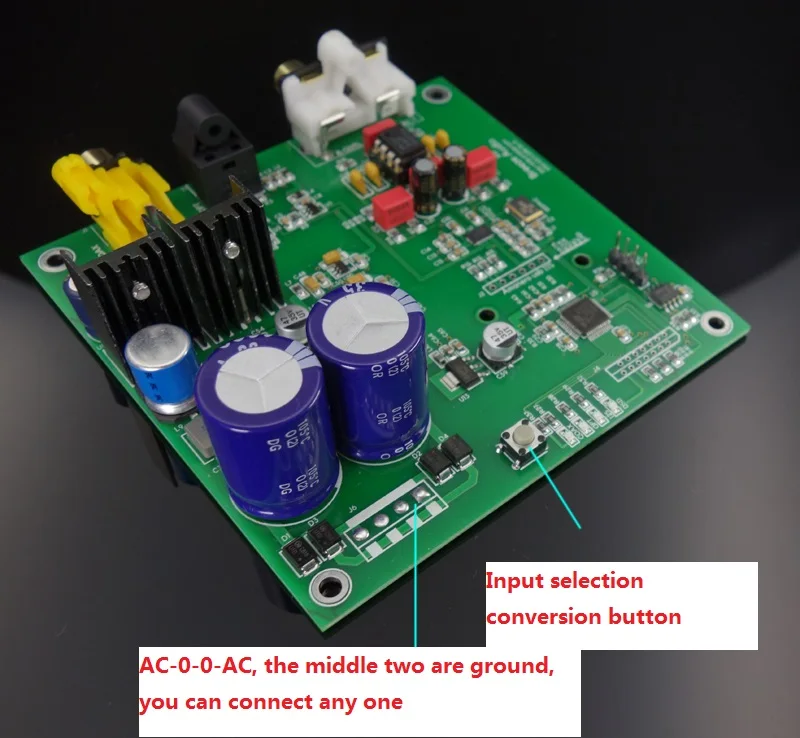 Соберите ES9038Q2M I2S DSD волоконный коаксиальный Вход декодер доска аудио ЦАП готовой платы