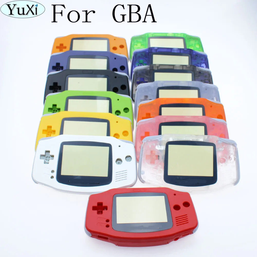 YuXi сменный светящийся прозрачный чехол для Nintendo GBA корпус чехол для Gameboy Advance консоль кнопки отвертка