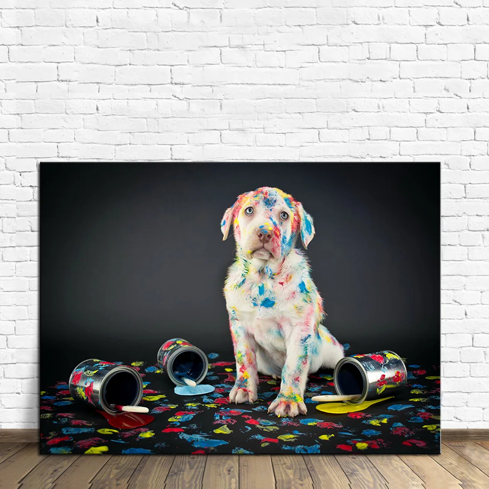 INK 22 DPARTISAN Animal Paintings and Wall Art funny dogs Original