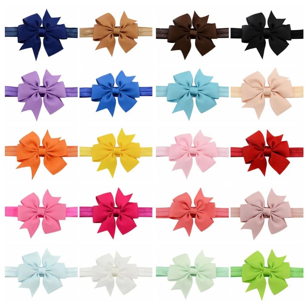 1 шт. 3 дюймовая бутиковая Детская повязка на голову с бантом для девочек