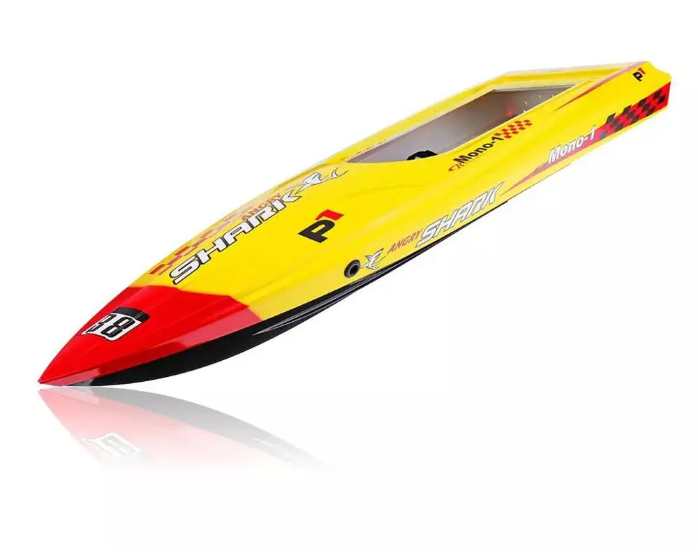 Volantex Racent 798 2 Vector 80 Angry Shark RC части лодки Корпус только с печатью схемы живописи и