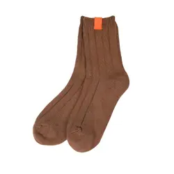 1 пара ретро теплые женские мягкие полосатые 3D однотонные винтажные осенне-зимние носки
