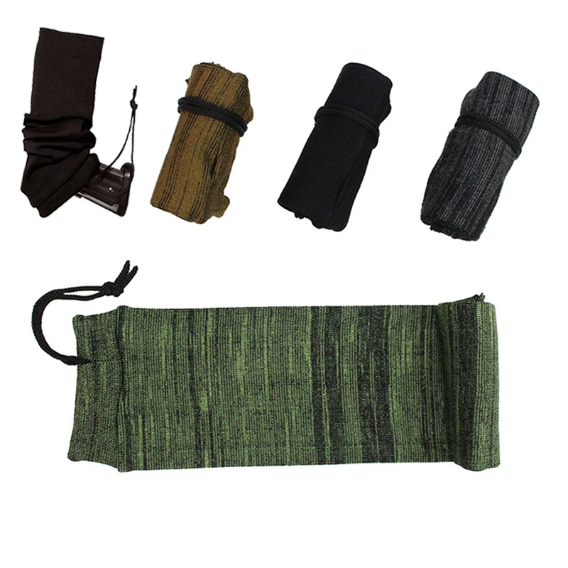 

PSKOOK 35CM Gun Sock Silicone Treated Handgun Moistureproof Storage Sleeve Holster for Protector Shotgun Gun Storage