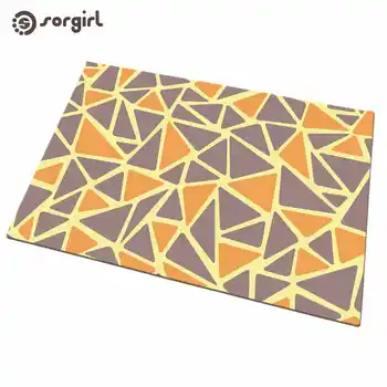 

Messy Triangular doormat Front Door Mat Carpet Entrance Indoor eco-friendly natural Non-slip Floor Mat Bathroom living room Rug