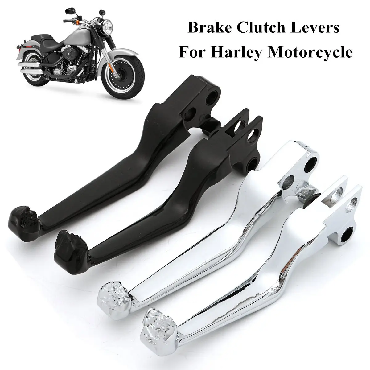 1 пара мотоцикл Рычаги Тормозная система сцепления для Harley Softail Road King ультра