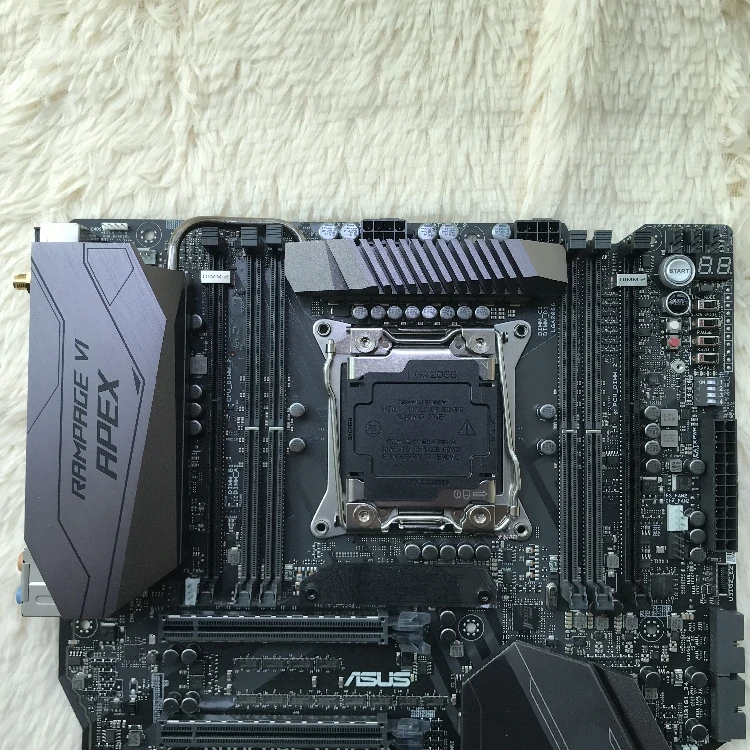 Разъем LGA 2066 используется для Asus ROG RAMPAGE VI APEX R6A материнская плата PCI-E3.0 USB3.1 type-C M.2 интерфейс Поддержка I9 7820X7900