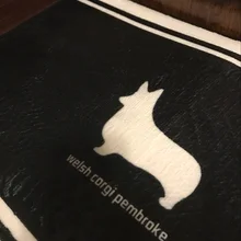 40x60 см черный белый ковер корги для собаки плюшевый бархатный коврик для Питомца Противоскользящий коврик для пола Коврик для двери коврик для гостиной украшение дома