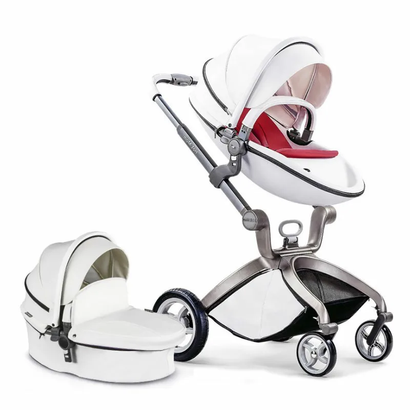 

Fast Delivery Hot Mom 2 in 1 Leather Canopy Seat Adjustable