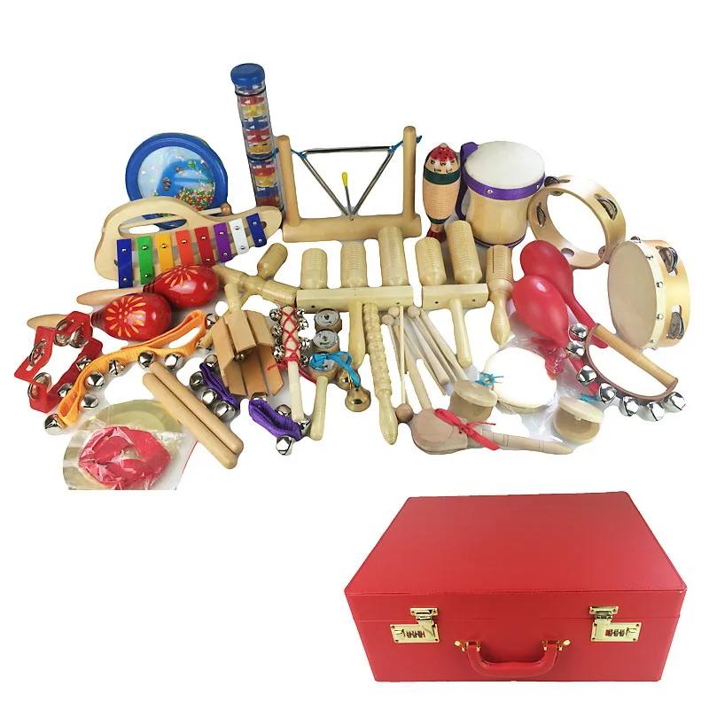 Orff percussion kit 28 piece set percussion instruments hand luggage