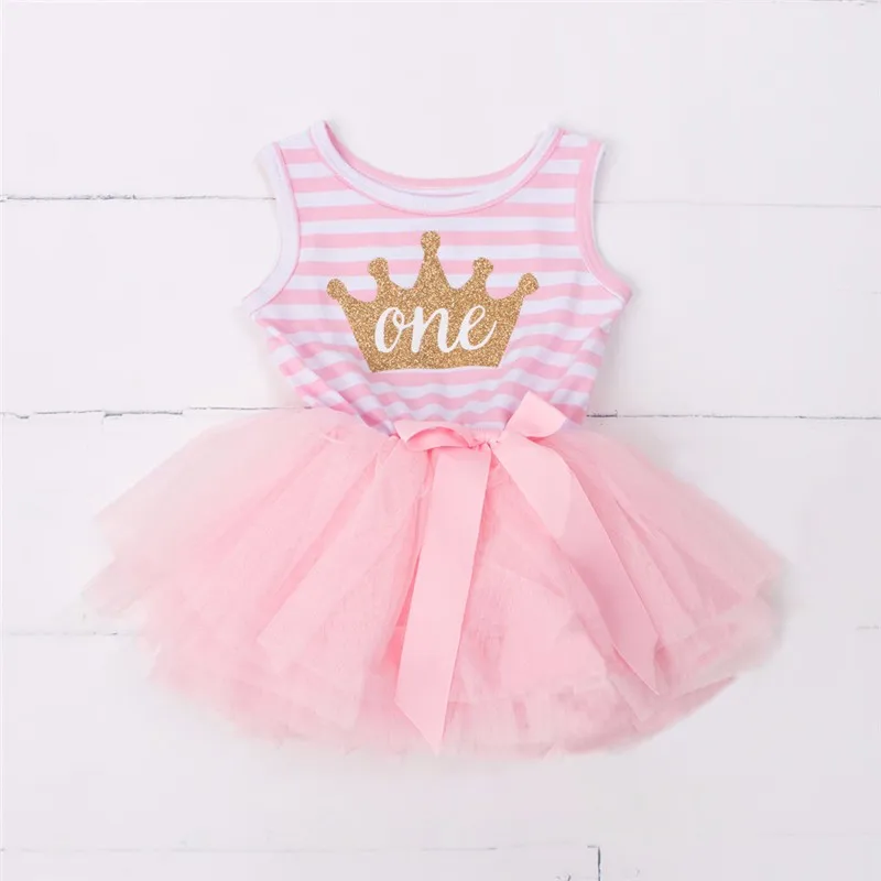 

Tolldler Kids Clothes Baby Baptism 1st First Birthday Outfits vestido de Baby 1 2 Year Baby Girl Dress Princess Girls Dresses