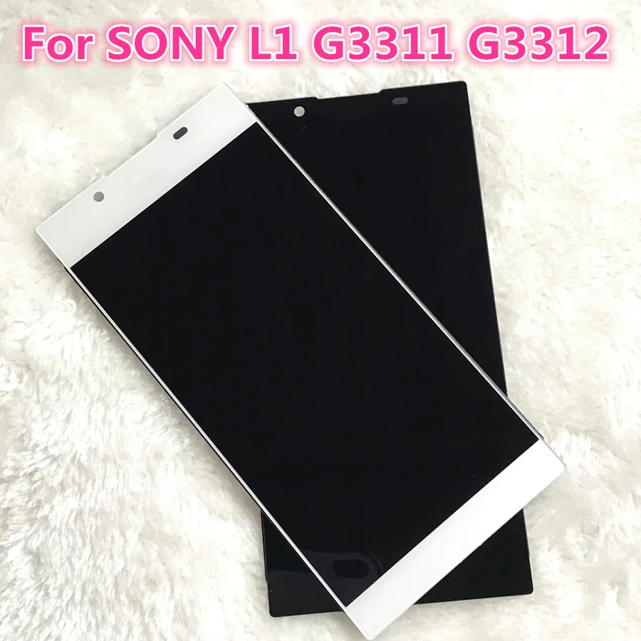 ЖК-дисплей для Sony Xperia L1 G3312 сенсорный экран дигитайзер Сенсорная панель сборка 5,5 дюймов G3311 G3313 ЖК-дисплей