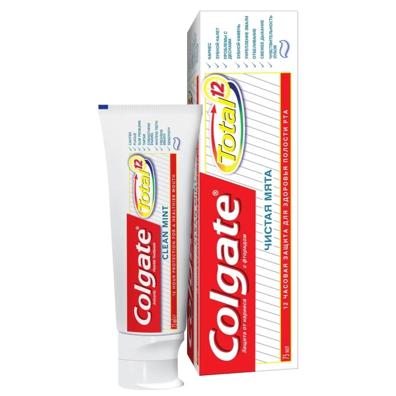 Зубная паста Колгейт тотал 12. Зубная паста Colgate total 12 чистая мята. Зубная паста Colgate total 75 мл. Зубная паста Colgate total, &quot;чистая мята&quot;, 75 мл
