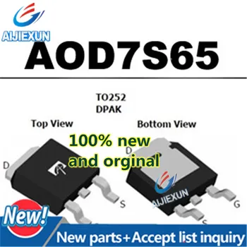 

10Pcs 100% New and original AOD7S65 D7S65 SOT252 MOS 650V 7A a MOS Power Transistor in stock