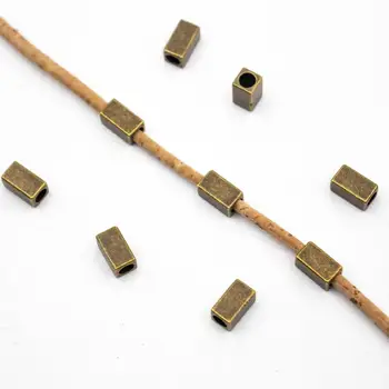 

30pcs parallelepiped slider for 3mm round cord D-5-3-114